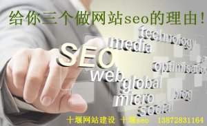 十堰网络公司给你三个做网站seo的理由